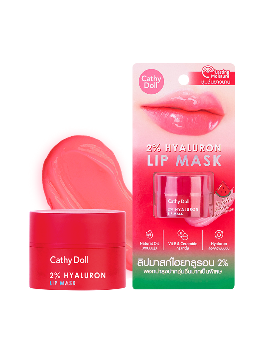 Cathy Doll Lip Mask 4.5g 2% Hyaluron Watermelon Smoothie (Thai)