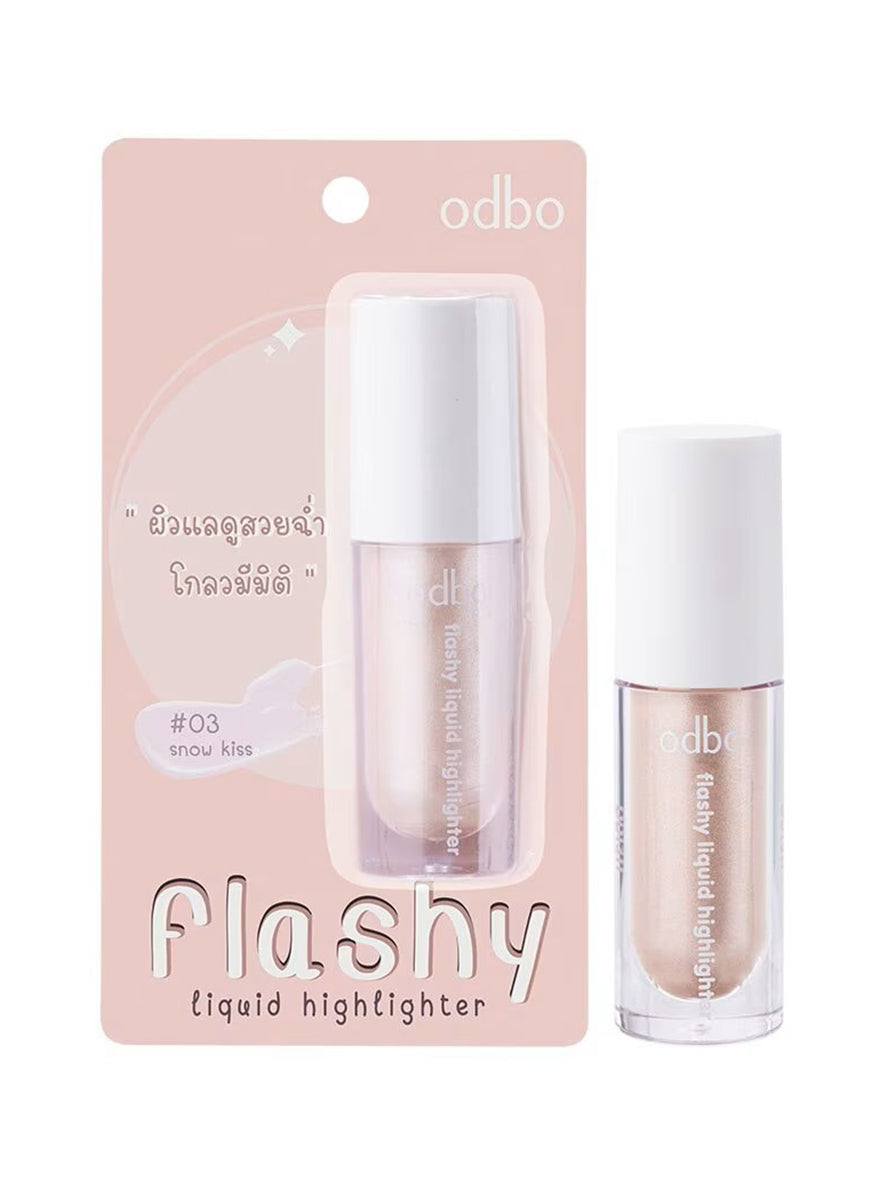 Odbo Flashy Liquid Highlighter 4g 03 Snow Kiss (Thai)