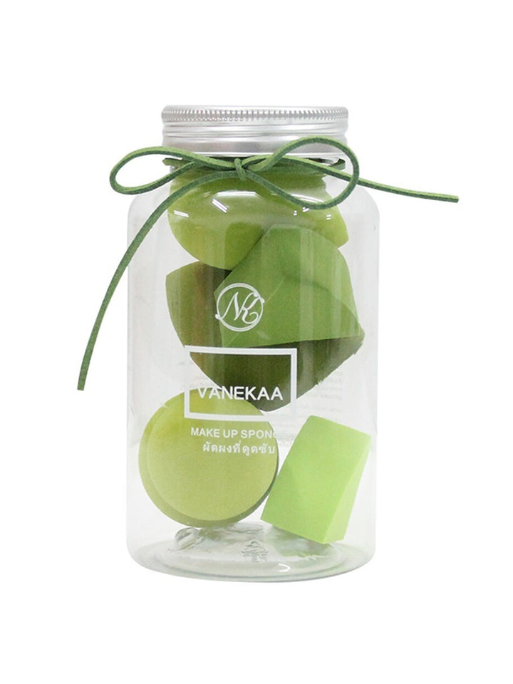 Vanekaa Sponges Jar Pack Of 4 (Green) (Thai)