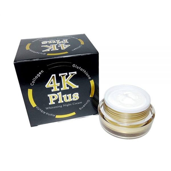 5K Plus x2 Whitening Night Cream 20g With Hyaluronic, Collagen & Ginseng (Thai)