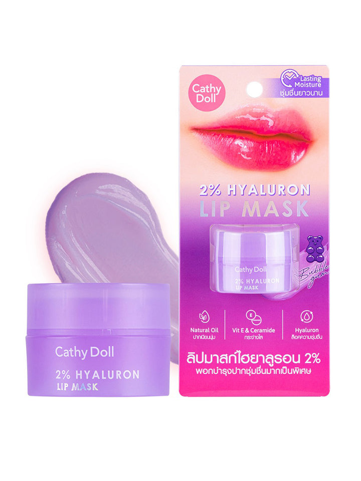 Cathy Doll 2% Hyaluron Lip Mask 4.5g Bubble Gum (Thai)