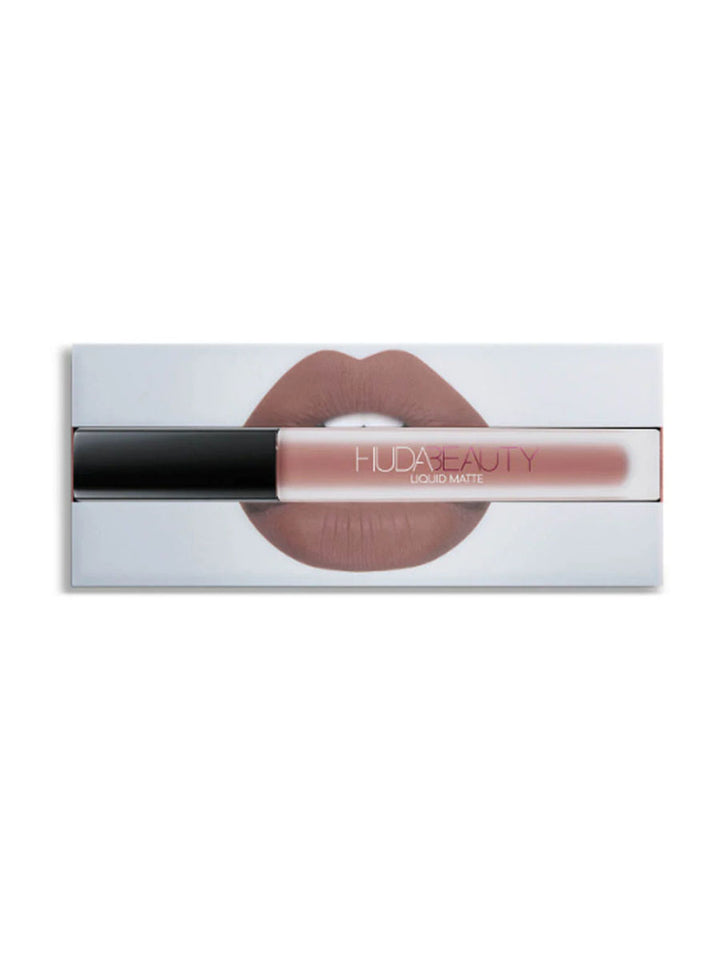 Huda Beauty Liquid matte Lipstick Transfer Proof Brown Collection Her Majesty 4.2ml