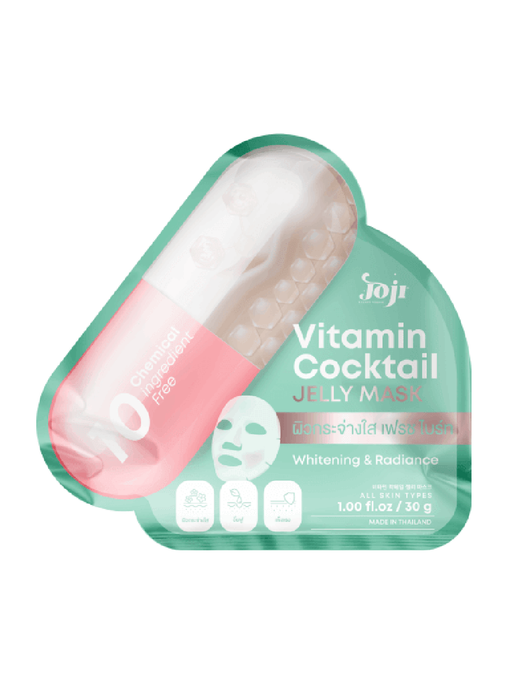 Joji Vitamin Coctail Jelly Mask 30G Whitening & radiance (Thai)