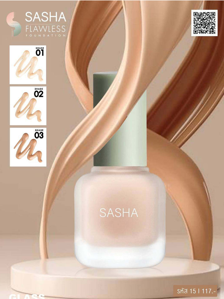 Sasha Flawless Foundation 40Ml 01 (Thai)