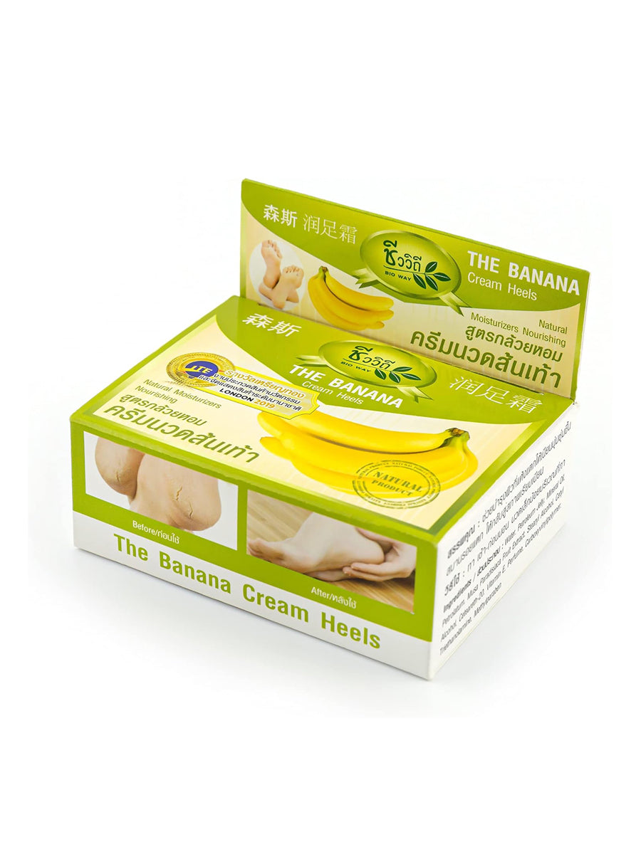 The Banana Moisturizing Nourishing Cream Heels 30G (Thai)