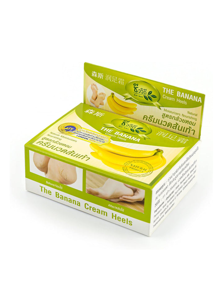 The Banana Moisturizing Nourishing Cream Heels 30G (Thai)