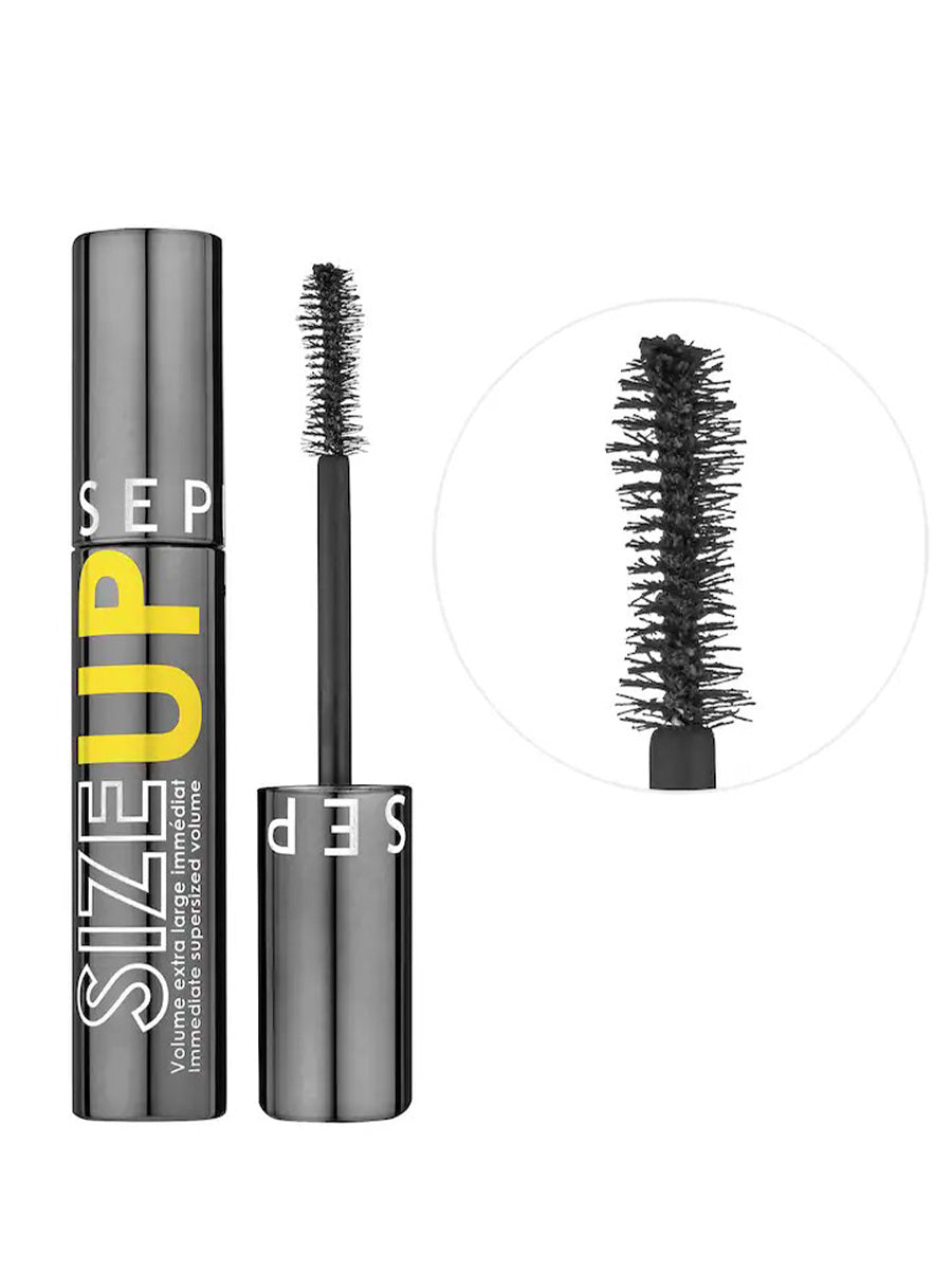 Sephora Size Up Volume Extra Large 01 Ultra Black Mascara 14ml