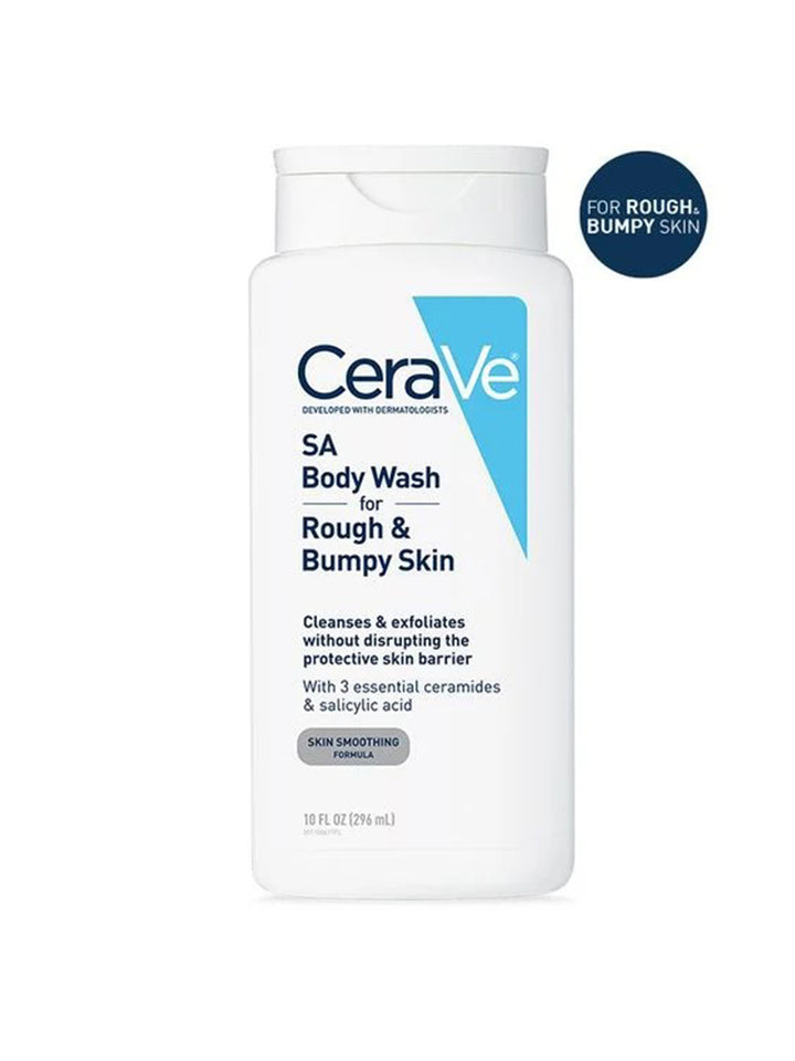 CeraVe SA Body Wash For Rough & Bumpy Skin 296ml