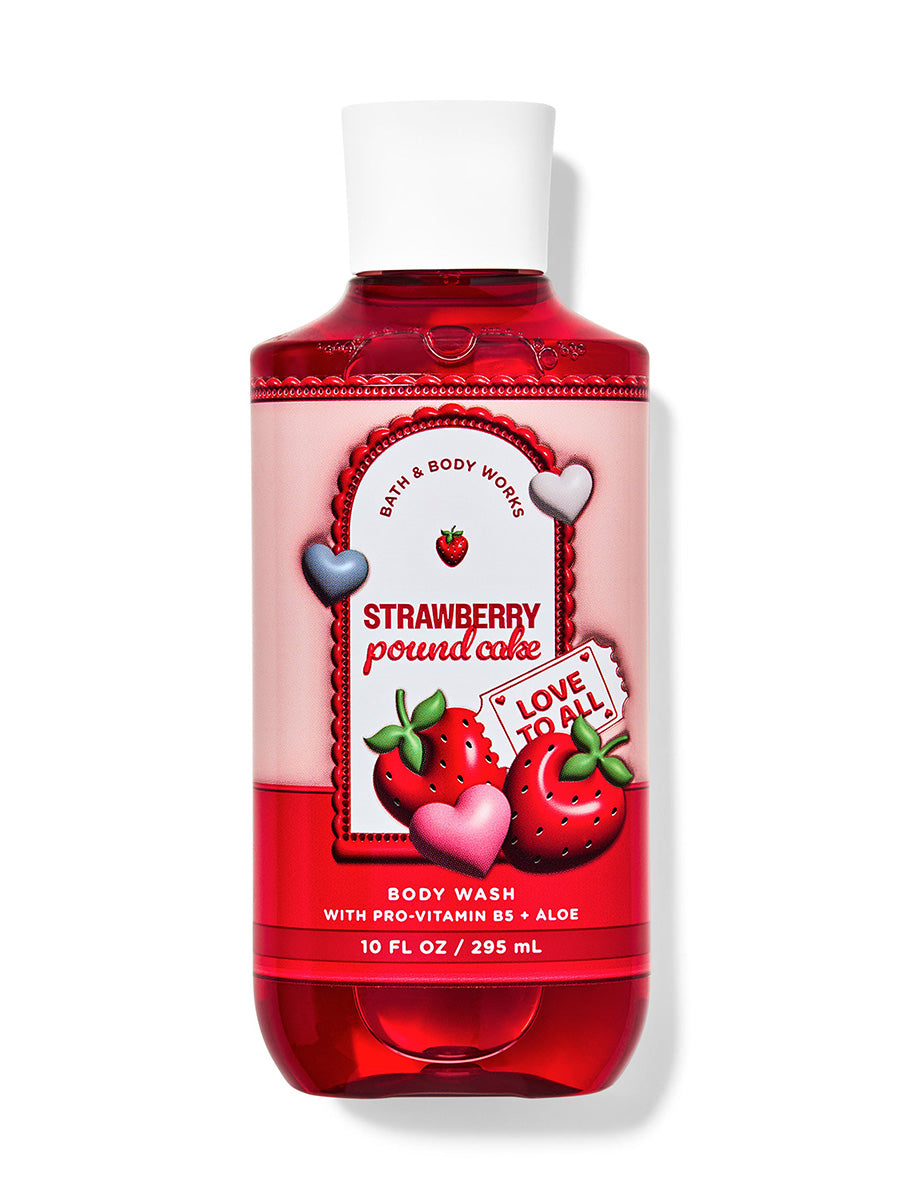 Bath & Body Works Strawberry Pound Cake Body Wash 295ml