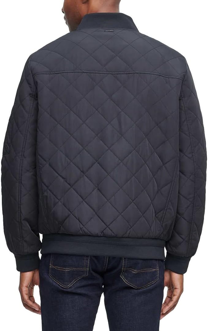 CK MEN L/S DIAMOND CUBE BOMBER JACKET CM008986