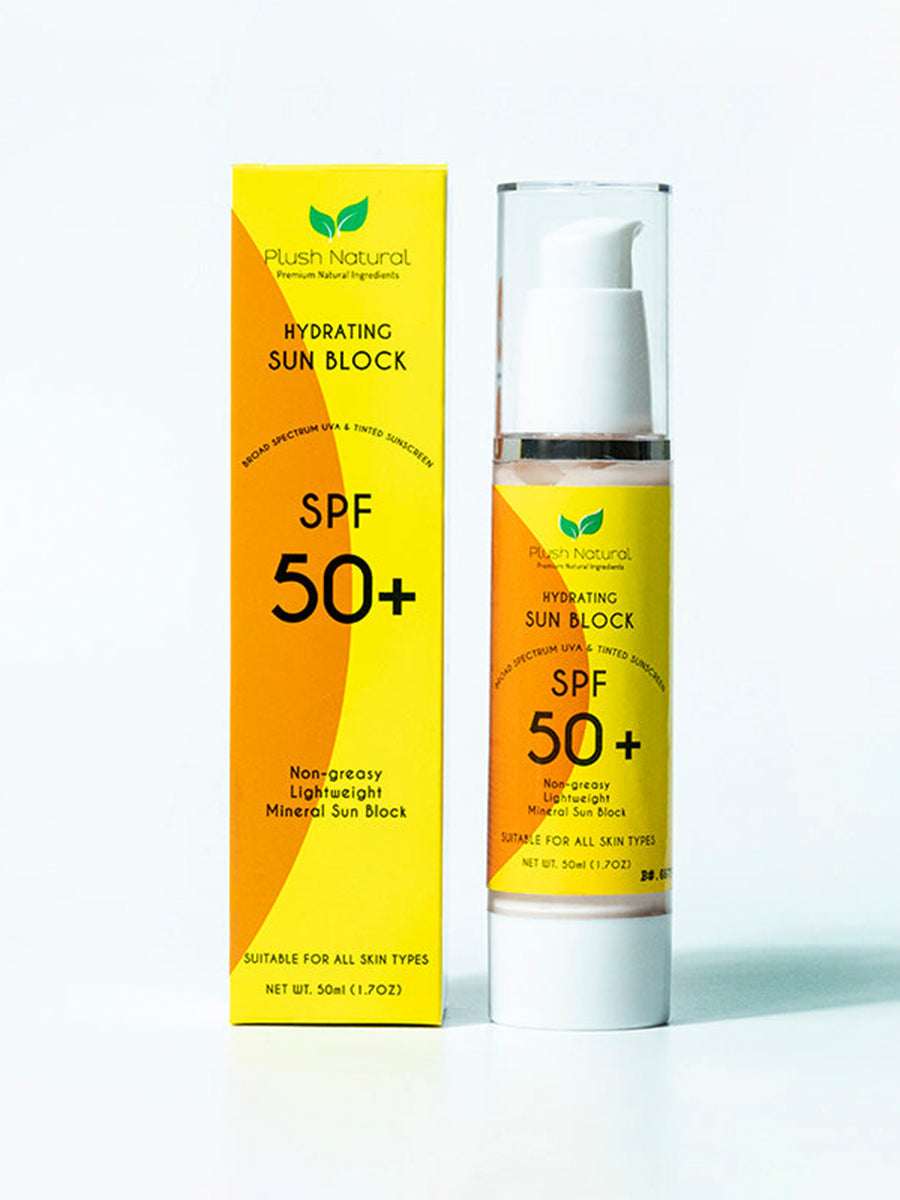 Plush Natural Hydrating Sun Block SPF 50+ 50Ml