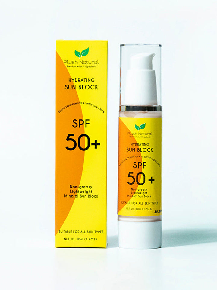 Plush Natural Hydrating Sun Block SPF 50+ 50Ml