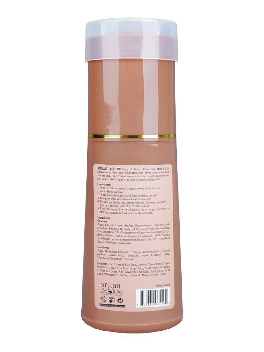 Argan Deluxe Hair Color Shampoo Chestnut Brown