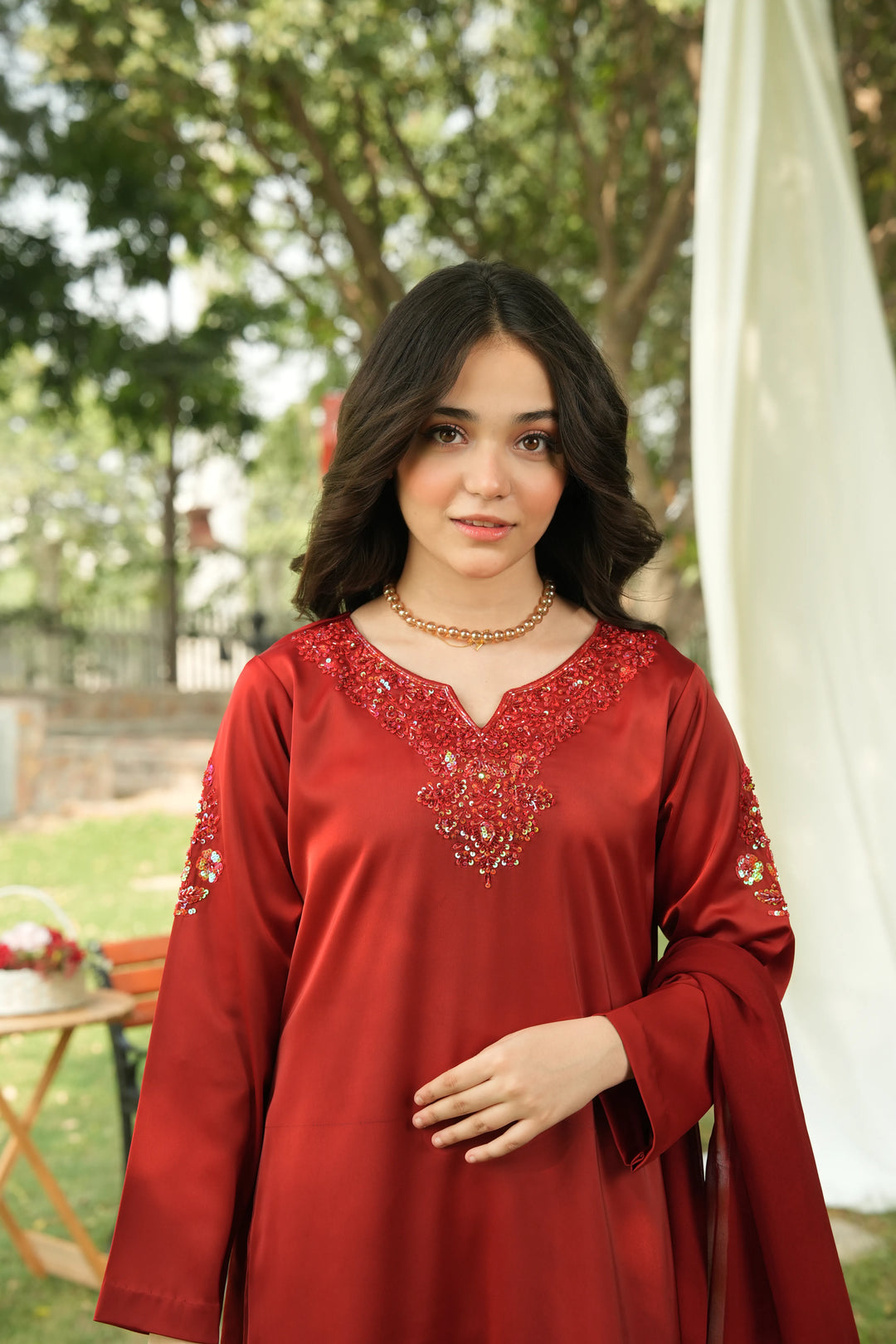 Minnie Threads MT-MARJAN-MAROON-1039