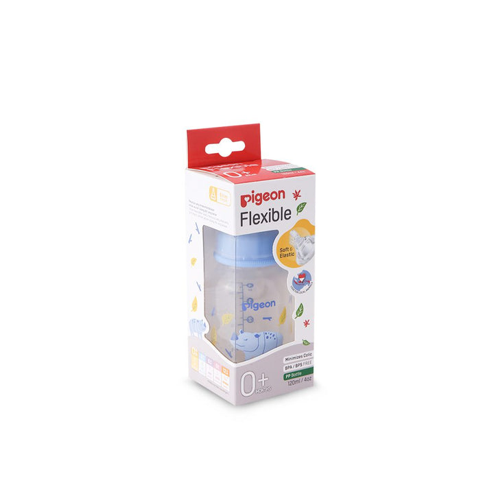 Pigeon Baby Flexible PP Feeding Bottle 0m+ 120ml #A79403 (W-22)