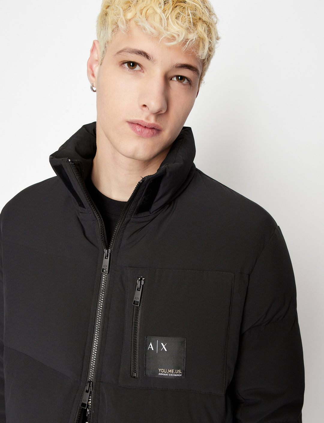 A/X Men L/S Detachable Hood Quilted Jacket AT-SB- 6LZB12
