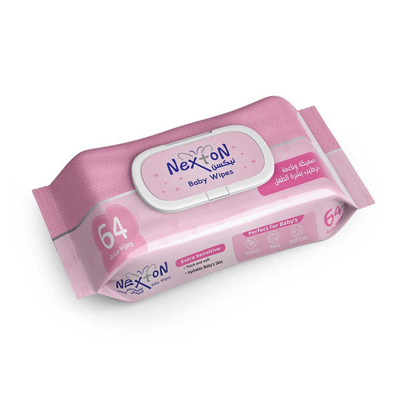 Nexton Baby Wipes Extra Sensitive 64 Sheets