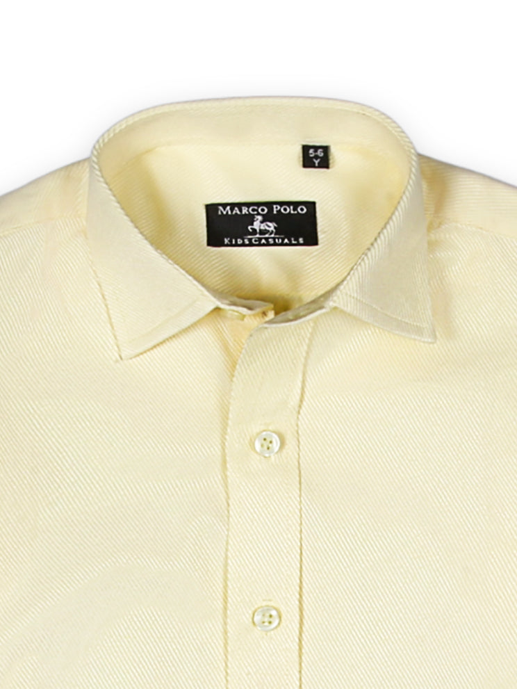 Marco Polo Boys L/S Textured Shirt