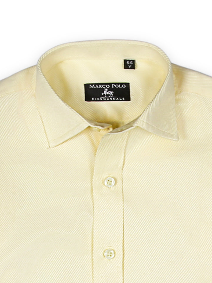 Marco Polo Boys L/S Textured Shirt