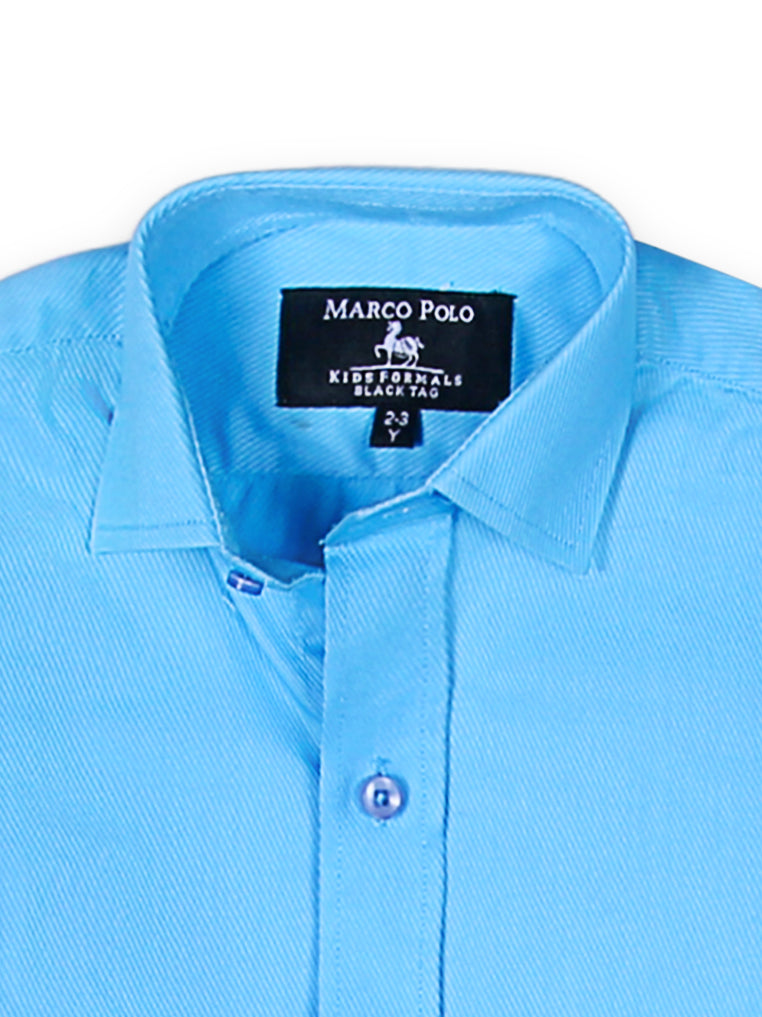 Marco Polo Boys L/S Textured Shirt