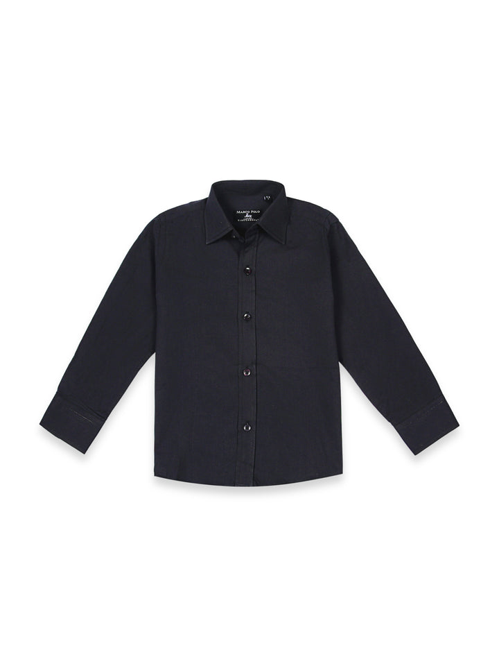 Marco Polo Boys L/S Textured Shirt