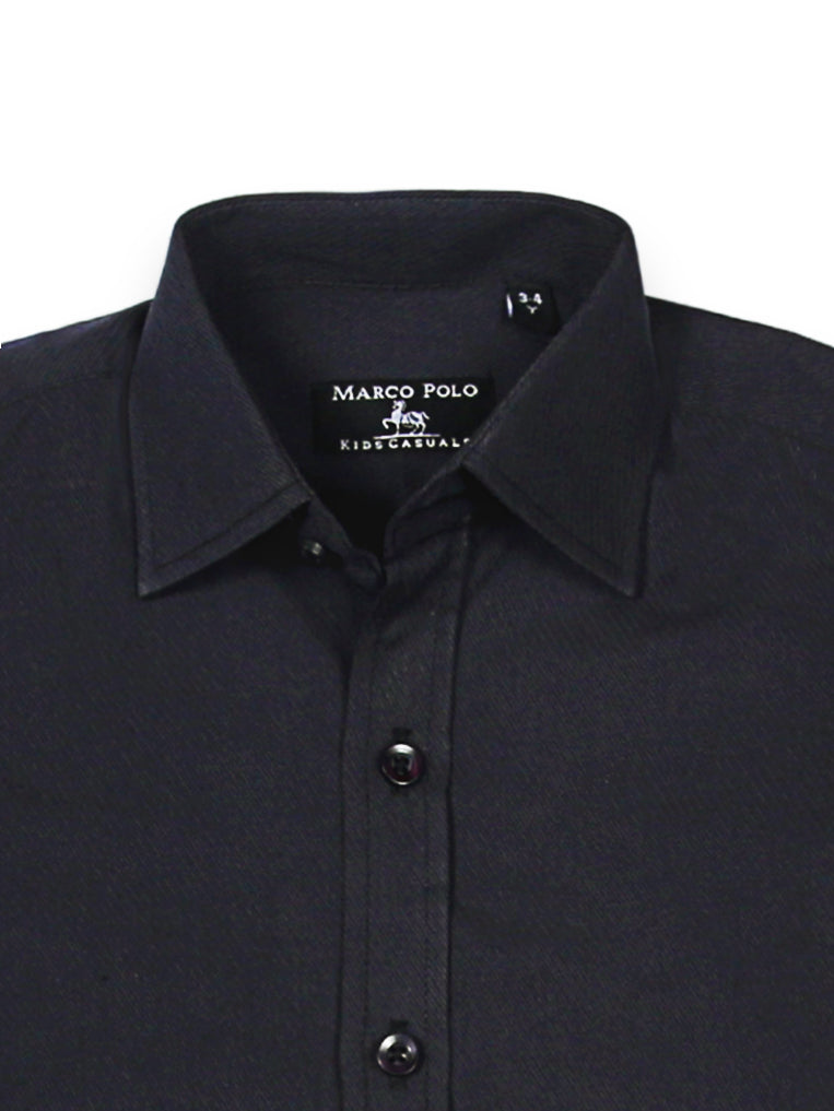 Marco Polo Boys L/S Textured Shirt