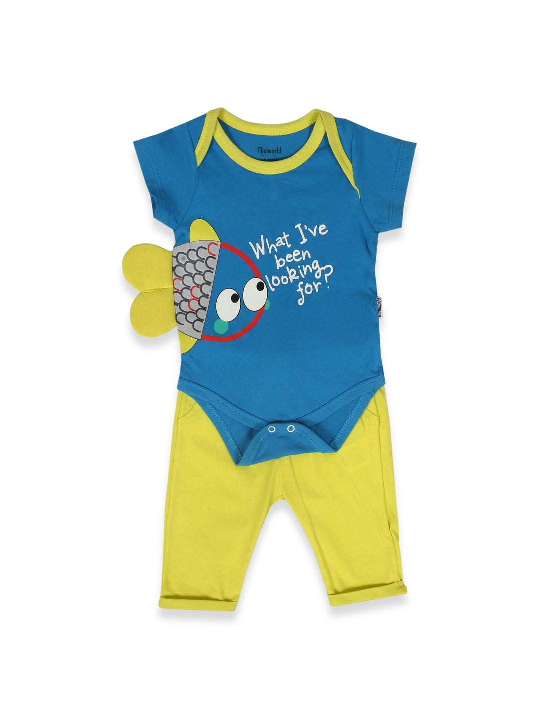 Mini World Boys Body Suit With Pajama #5329 (S-22)