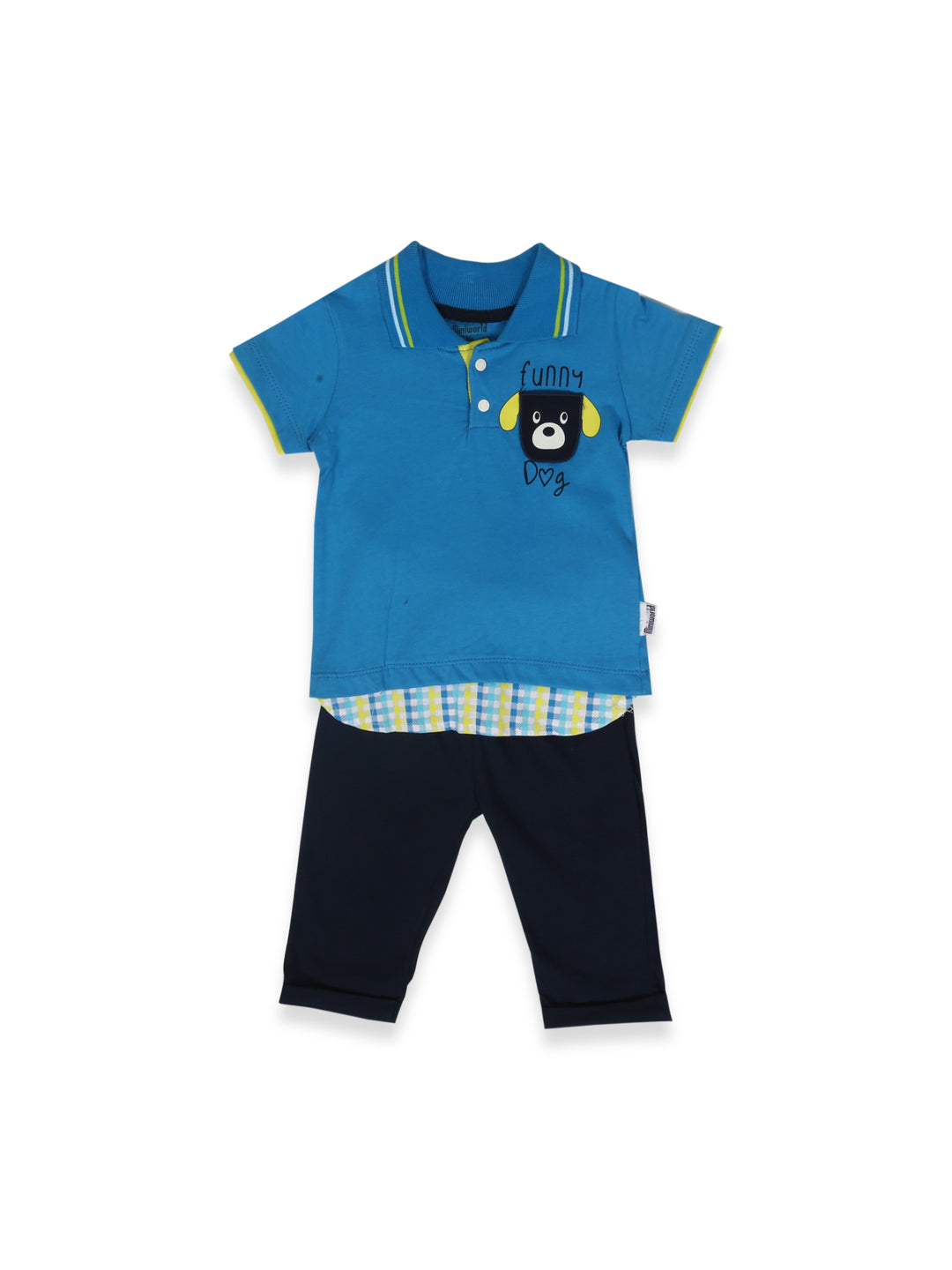 Mini World Boys Pant Suit H/S #4971 (S-22)