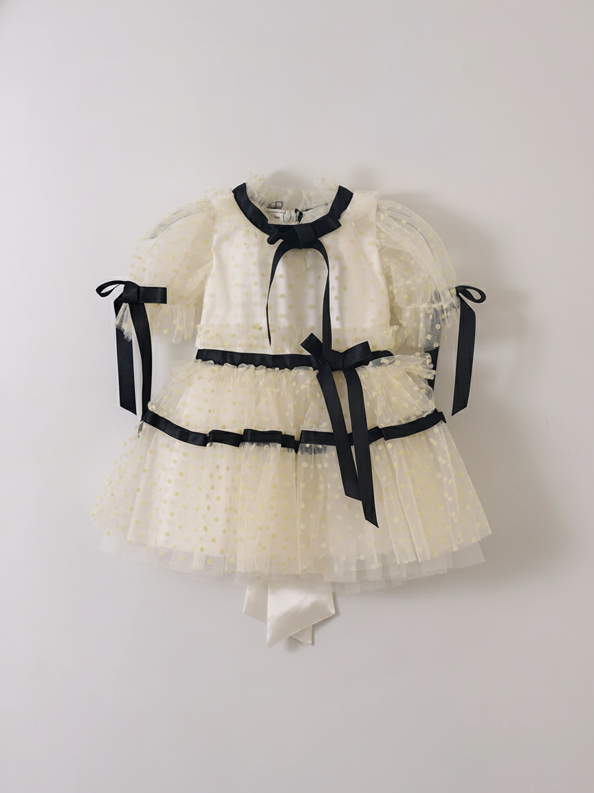 H/C Girls Fancy Frock #0012 (S-22)