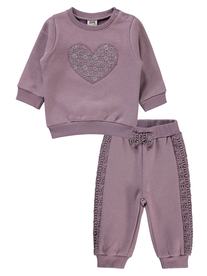 Civil Girls Pajama Suit Fleece L/S 2Pcs #E599 (W-22)