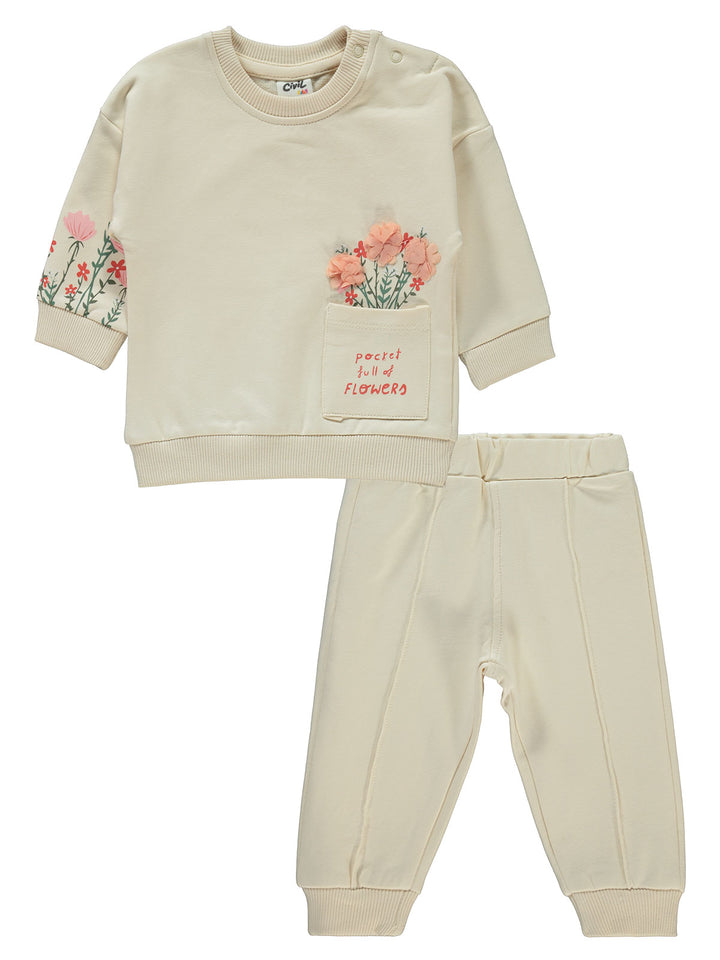 Civil Girls Pajama Suit Cotton L/S 2Pcs #8061 (W-22)