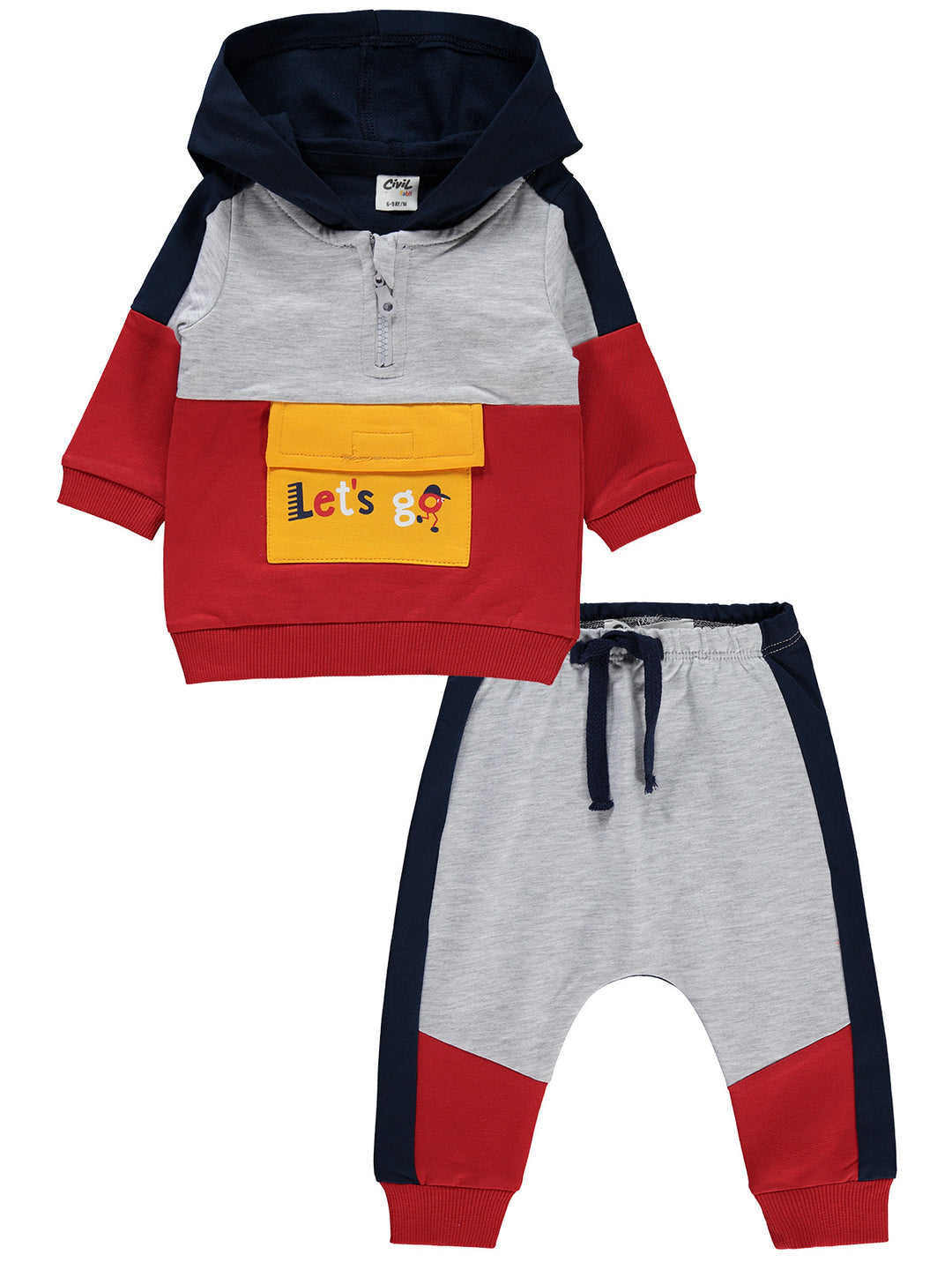 Civil Boys Pajama Suit Cotton L/S 2Pcs #E396 (W-22)