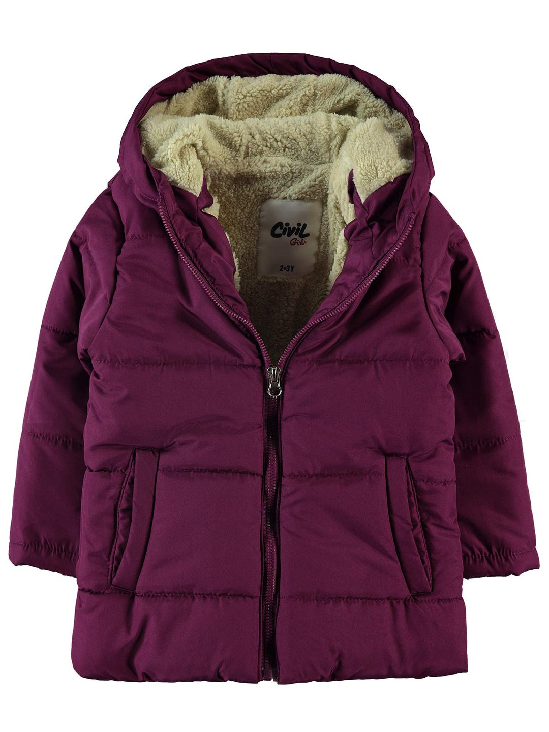 Civil Girls Jacket With Hood L/S #3239 (W-22)