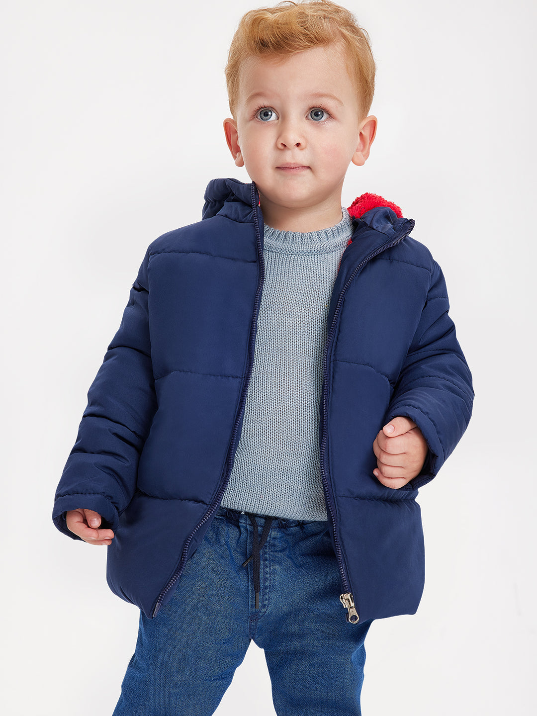 Civil Boys Jacket With Hood L/S #3236 (W-22)