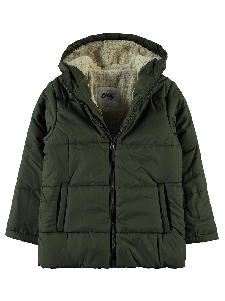 Civil Boys Jacket With Hood L/S #3237 (W-22)