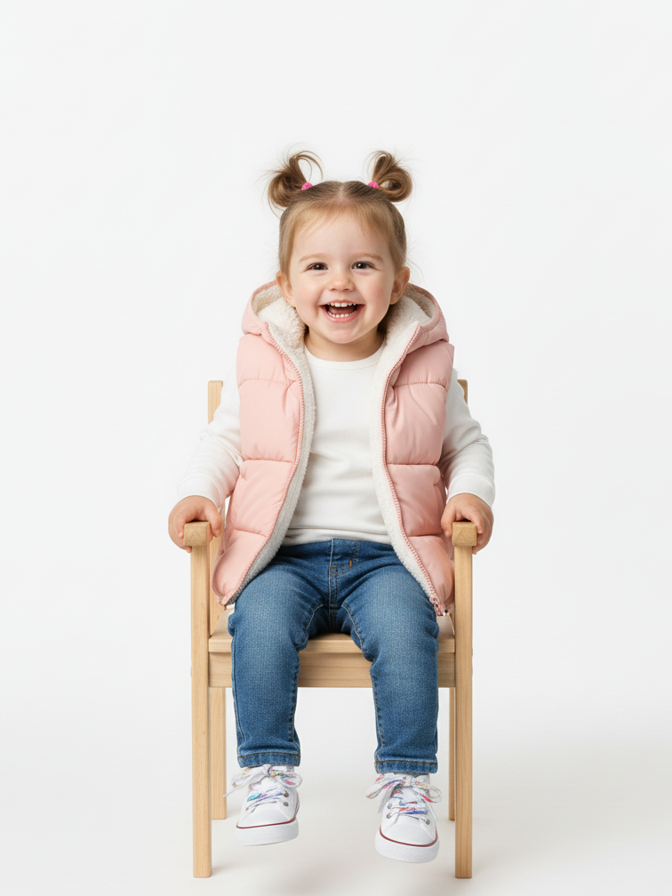 Civil Girls Jacket With Hood L/S #3242 (W-22)