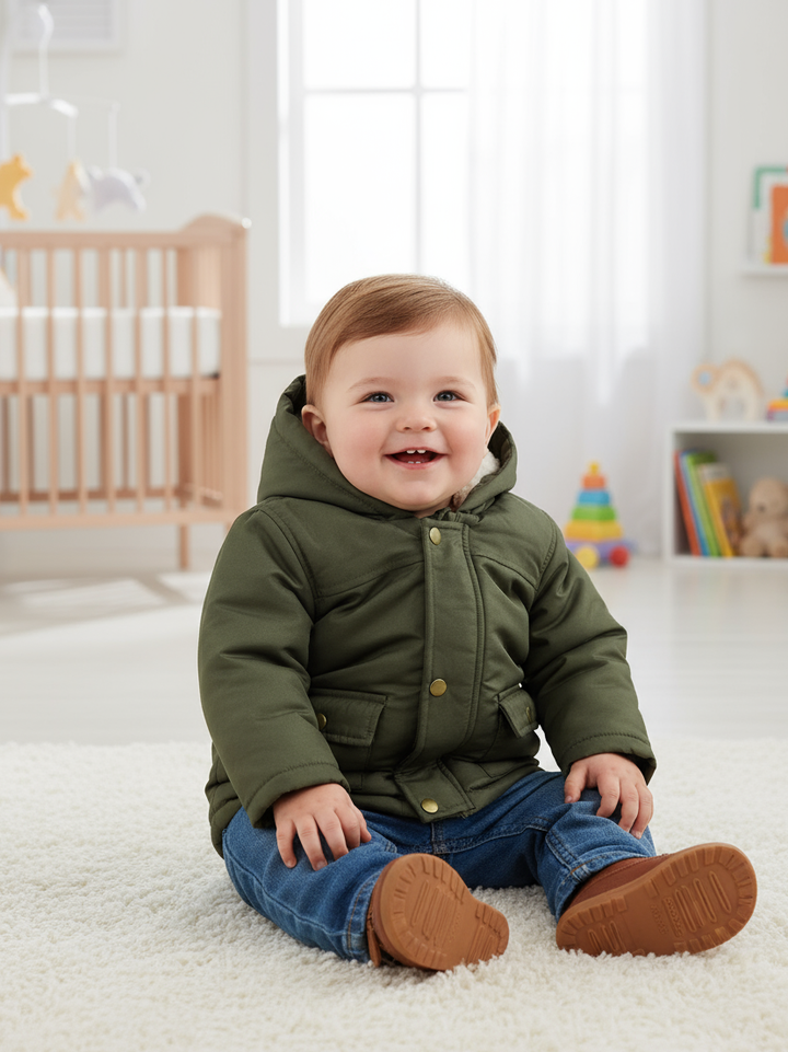 Civil Baby Jacket With Hood L/S #3001 (W-22)