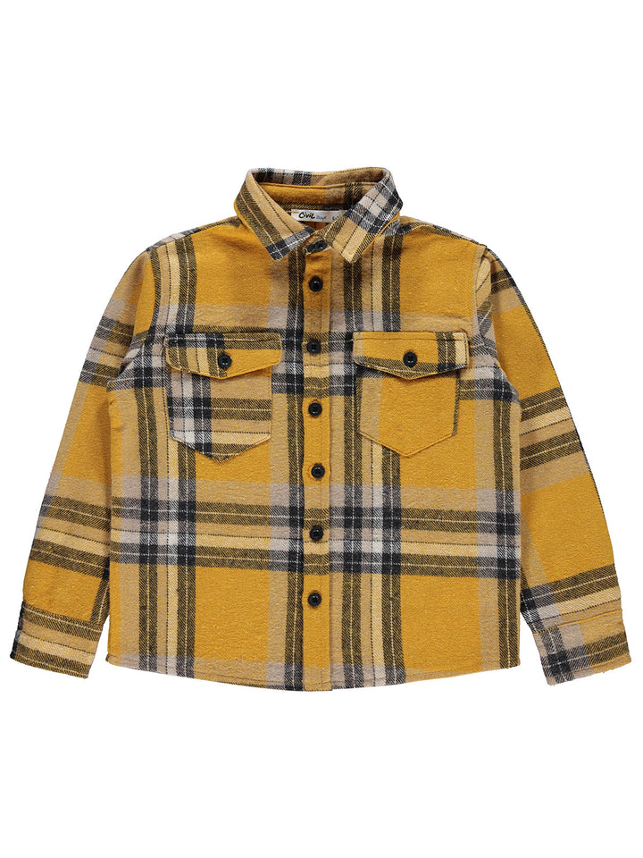 Civil Boys Shirt Check Falalen L/S #3001 (W-22)