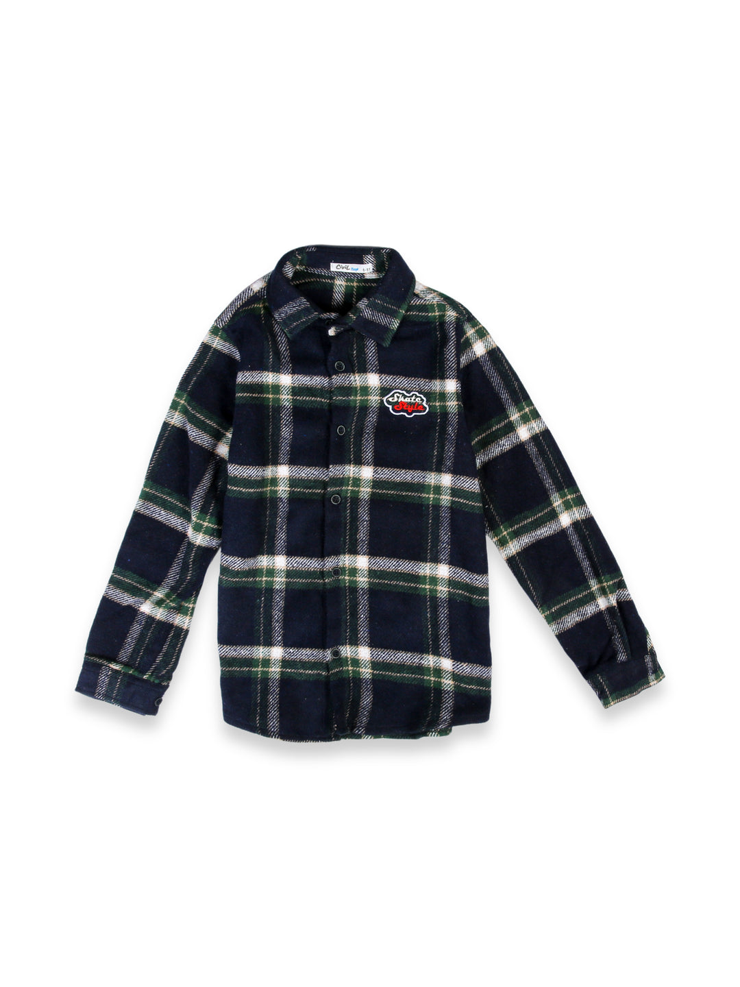 Civil Boys Shirt Check Falalen L/S #202211 (W-22)