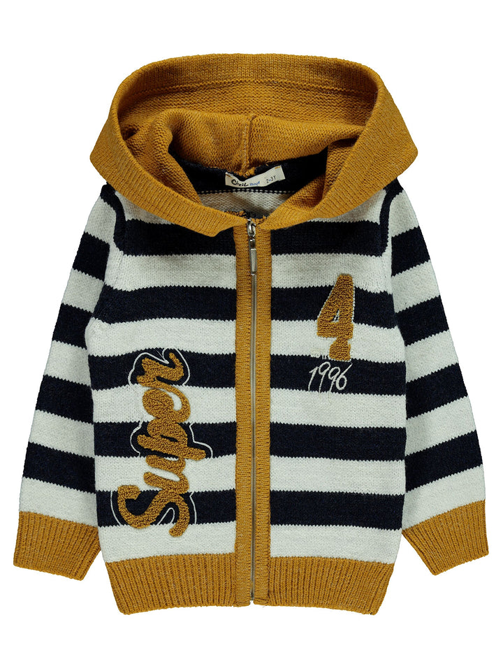 Civil Boys Zipper Sweater Woolen L/S #4461 (W-22)