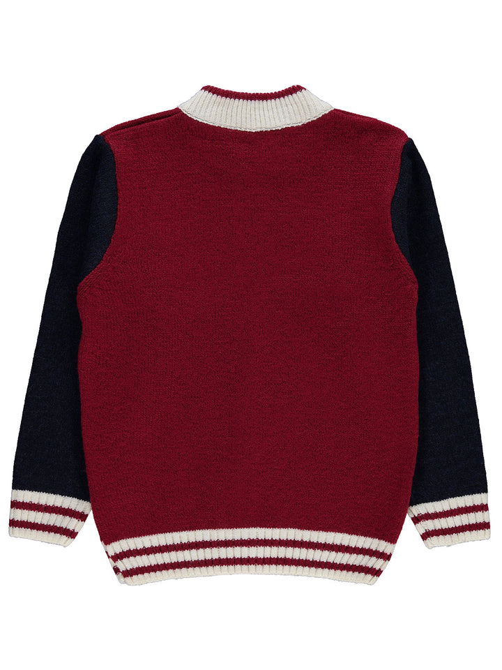 Civil Boys Zipper Sweater Woolen L/S #7229 (W-22)