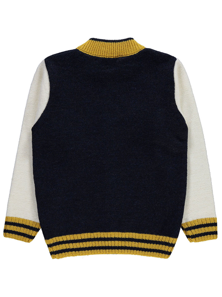 Civil Boys Zipper Sweater Woolen L/S #7229 (W-22)