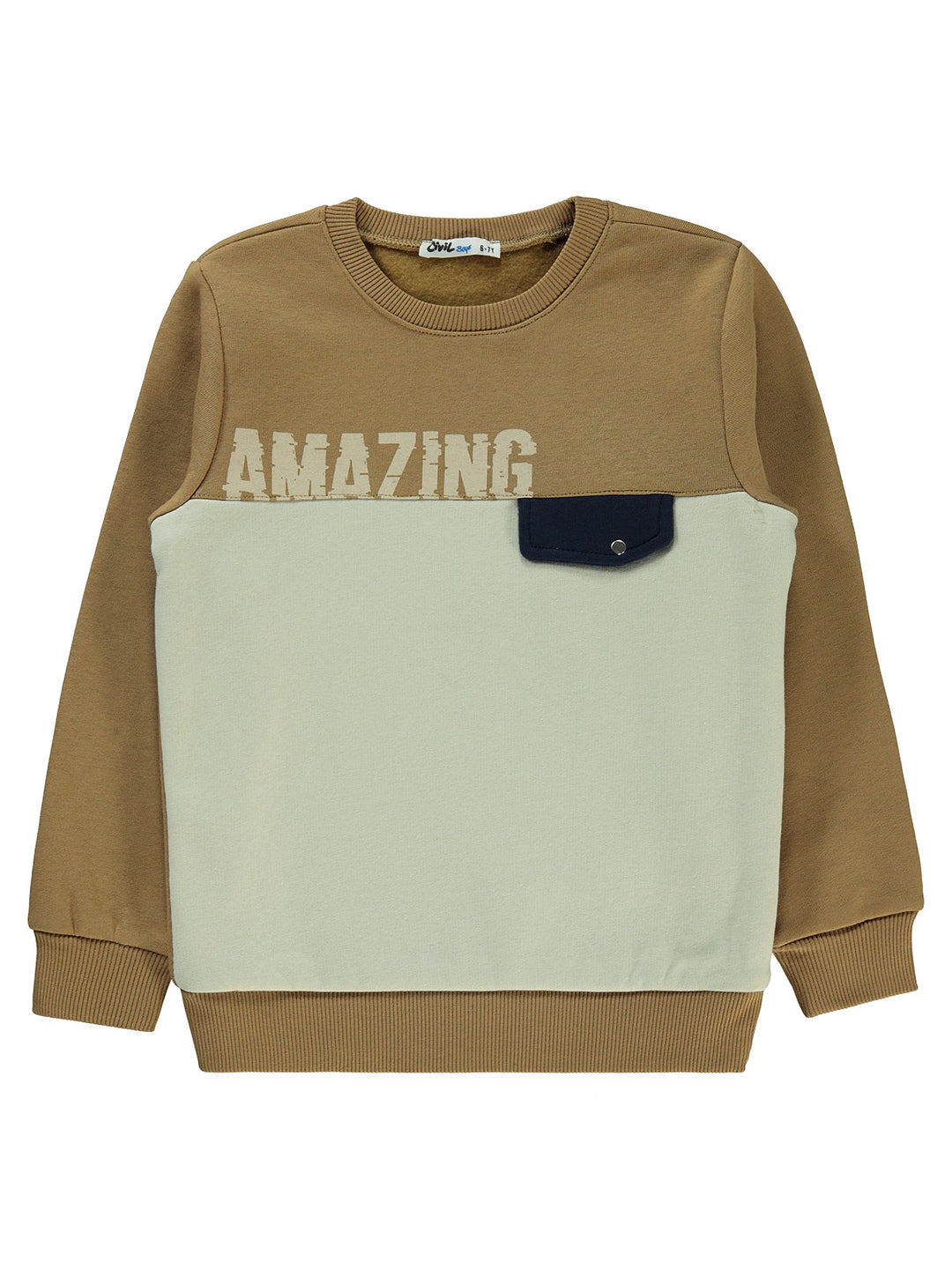 Civil Boys L/S Sweat Shirt Fleece #E719 (W-22)