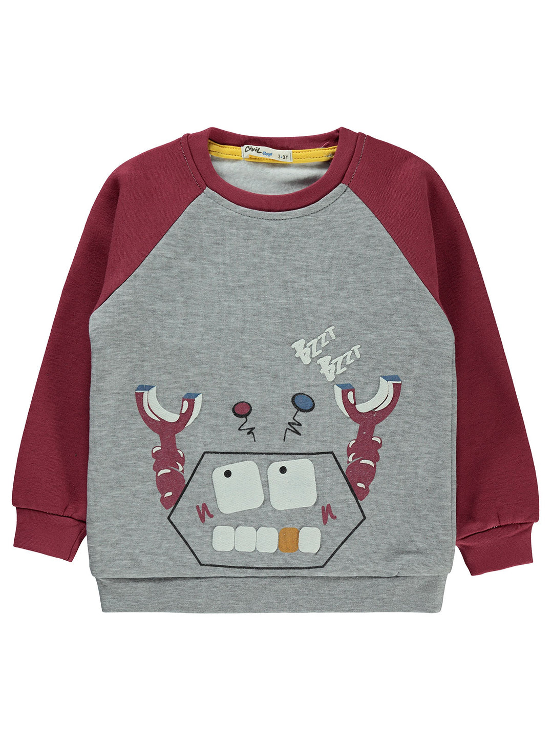 Civil Boys L/S Sweat Shirt Fleece #1014 (W-22)