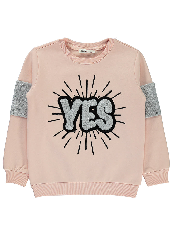 Civil Girls L/S Sweat Shirt Fleece #D394 (W-22)