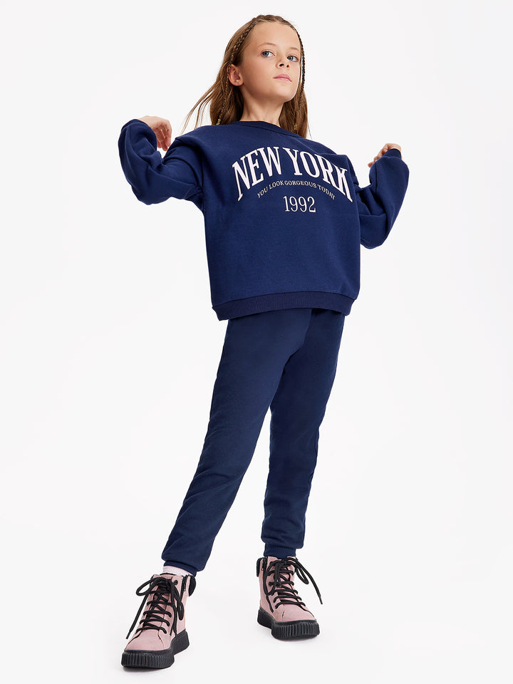 Civil Girls L/S Sweat Shirt Fleece #0801 (W-22)