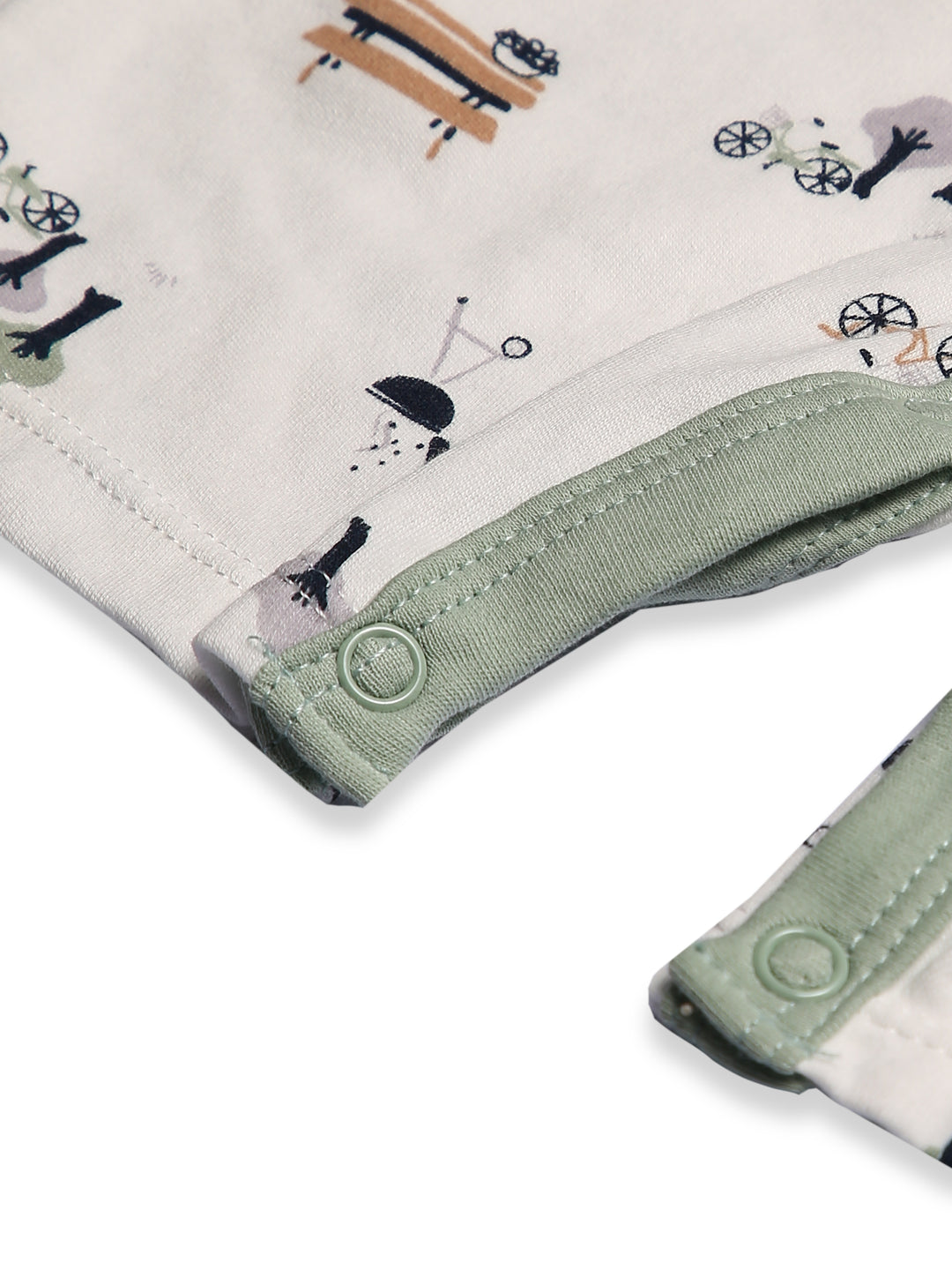 Junior Boys H/S Cotton Romper #01P (S-23)