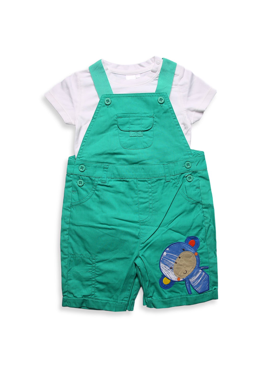 Mon Caramel Boys H/S Cotton Dungree Suit #BD-2 (S-23)