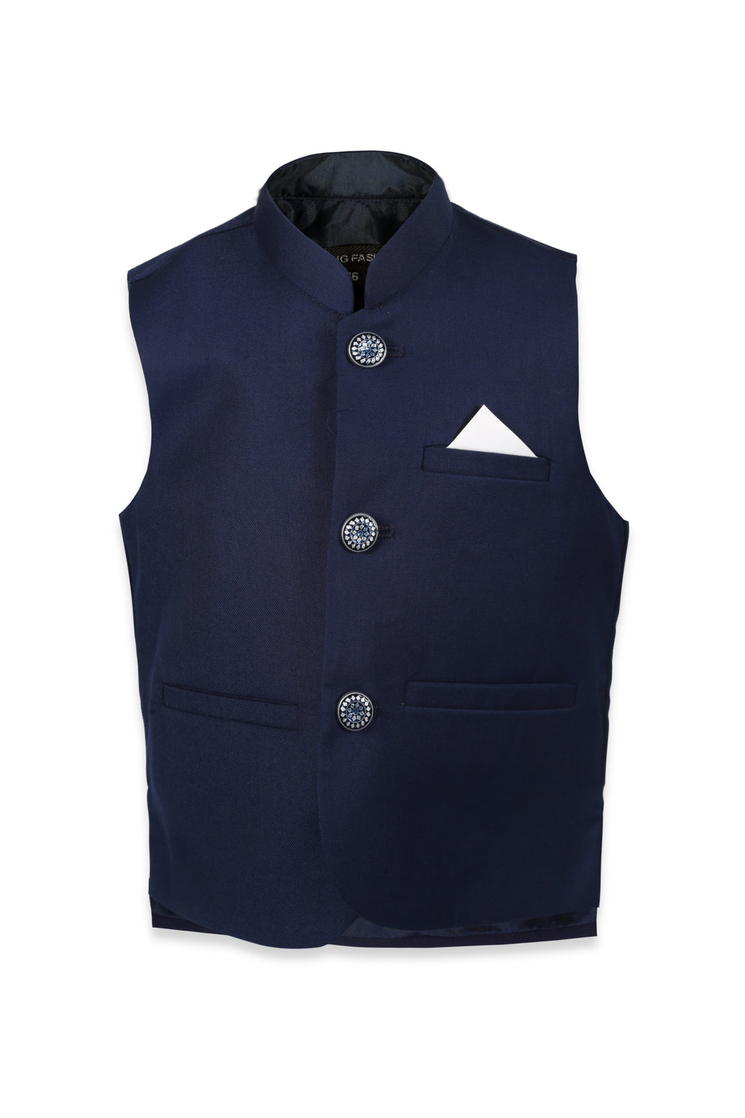 Young Fashion Waist Coat Ben Collar Plain #916-10 (W-23)