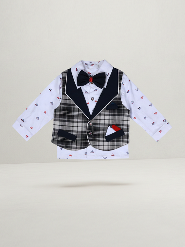 Imp Boys L/S Pant Suit 4Pcs #10 (W-23)